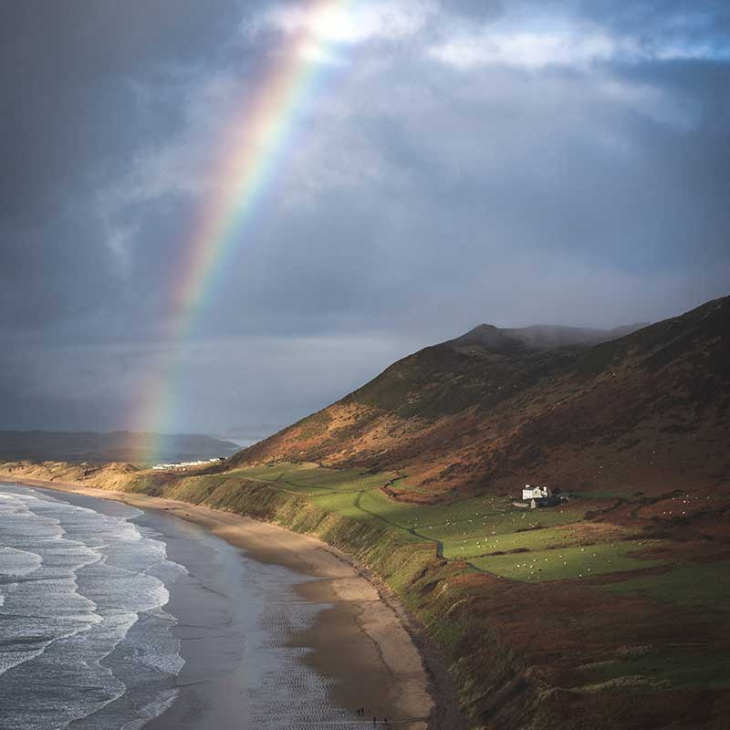 Gower rainbow