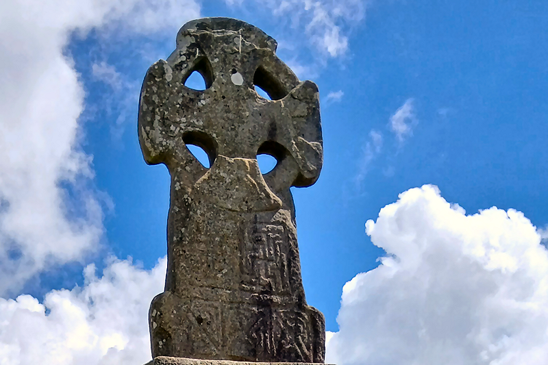 Welsh Celtic Stone Cross