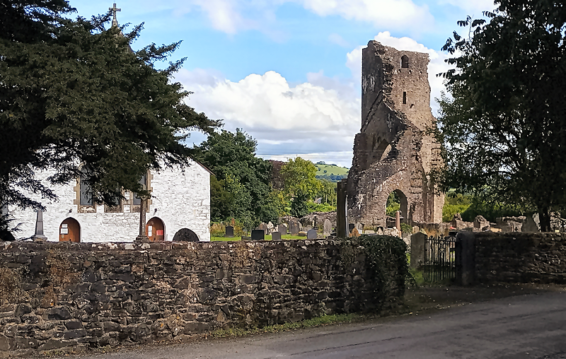 Talley Abbey ruins and Church